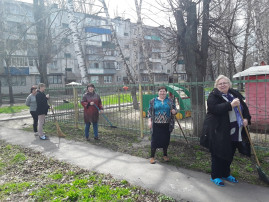 Месячник по благоустройству территории Месячник по благоустройству территории.
